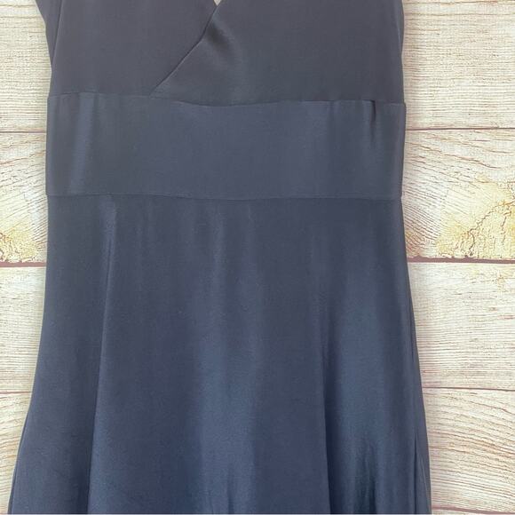 100% Silk Sleeveless Fit & Flare Dress - Picture 6 of 8